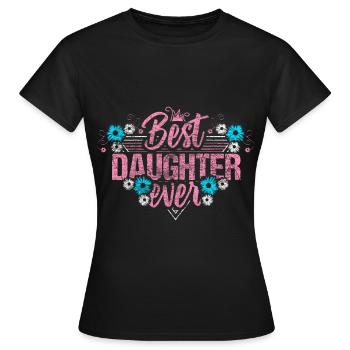 Fille Mère Fille - T-shirt Femme - noir - Devant - AI Model Female 172 dark (172cm)