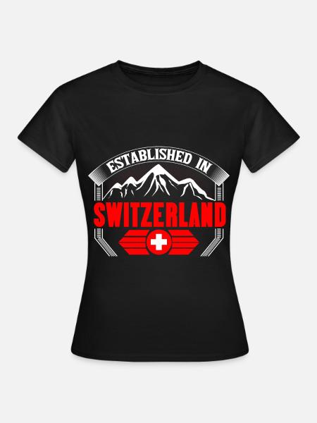 Suisse Swiss Pride - T-shirt Femme - noir