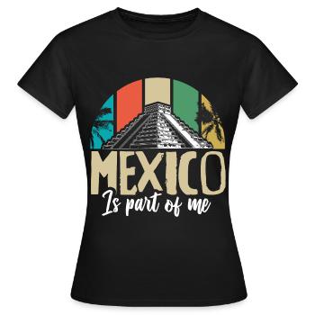 Mexique État des cactus - T-shirt Femme - noir - Devant - AI Model Female 172 dark (172cm)