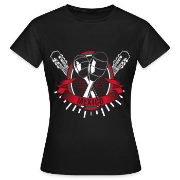Idée cadeau Mexico Salsa Pride - T-shirt Femme - noir - Devant - AI Model Female 172 dark (172cm)