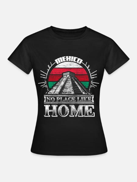 Mexiko Siesta Flagge - Frauen T-Shirt - Schwarz