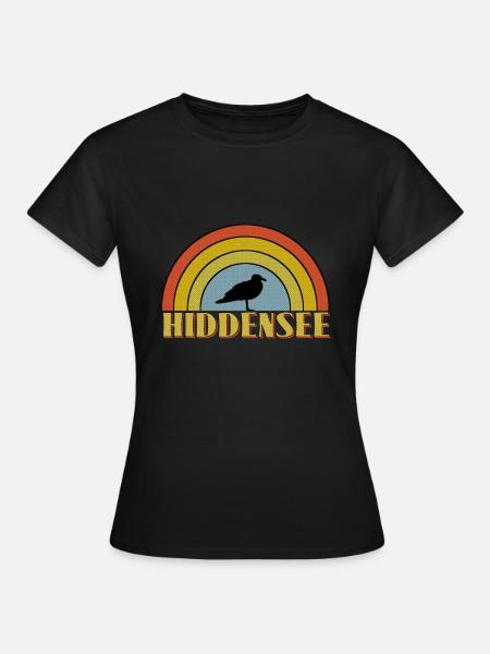 Hiddensee - Frauen T-Shirt - Schwarz