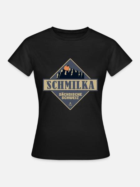 sächsische Schweiz Schmilka - Frauen T-Shirt - Schwarz