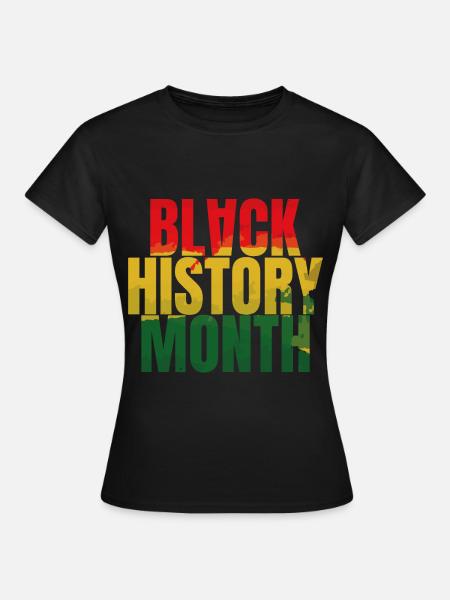 Black History Month blm - Frauen T-Shirt - Schwarz
