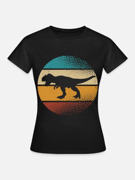 T Rex - Frauen T-Shirt - Schwarz