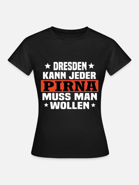 Pirna - Frauen T-Shirt - Schwarz