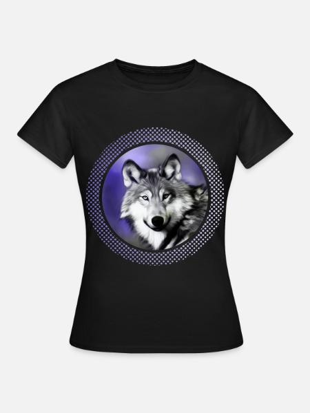 Loup - T-shirt Femme - noir