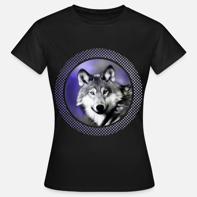 Wolf - Women's T-Shirt - black