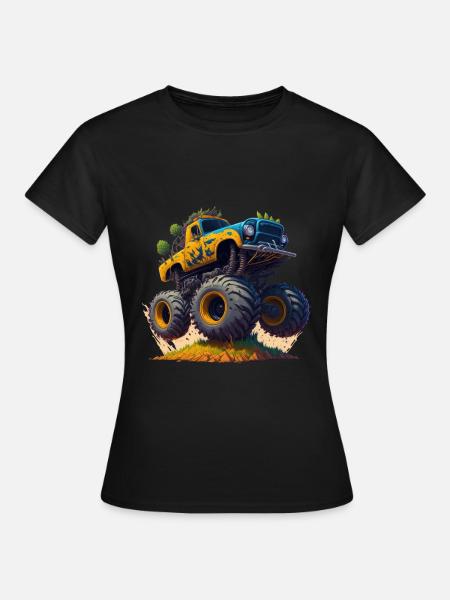 Monstertruck - T-shirt dam - svart