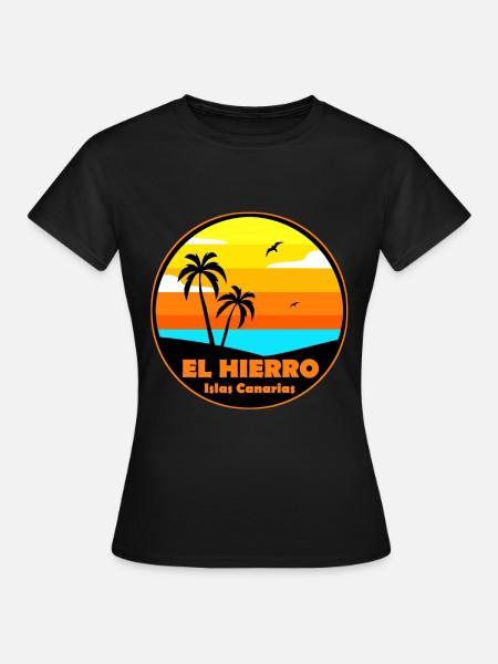 el Hierro - Frauen T-Shirt - Schwarz
