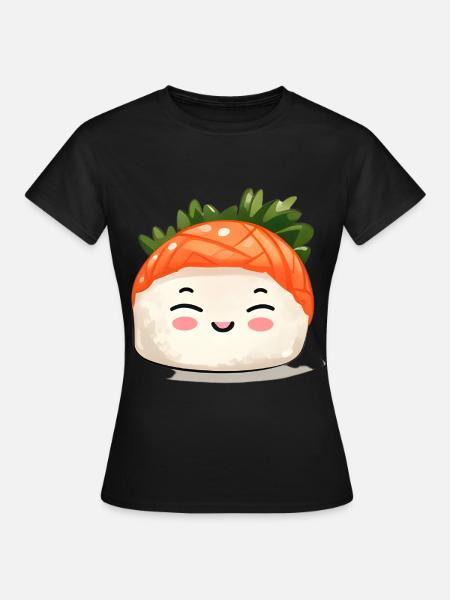 Sushi - Frauen T-Shirt - Schwarz
