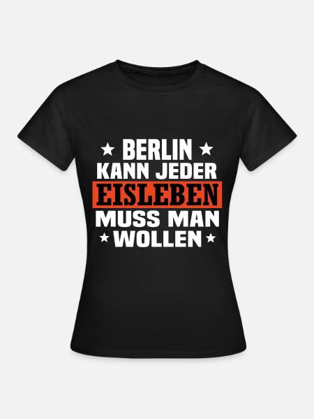 Eisleben - Frauen T-Shirt - Schwarz