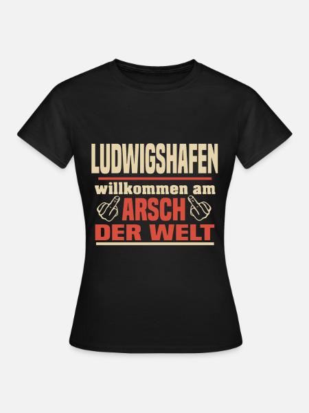 ludwigshafen - Frauen T-Shirt - Schwarz