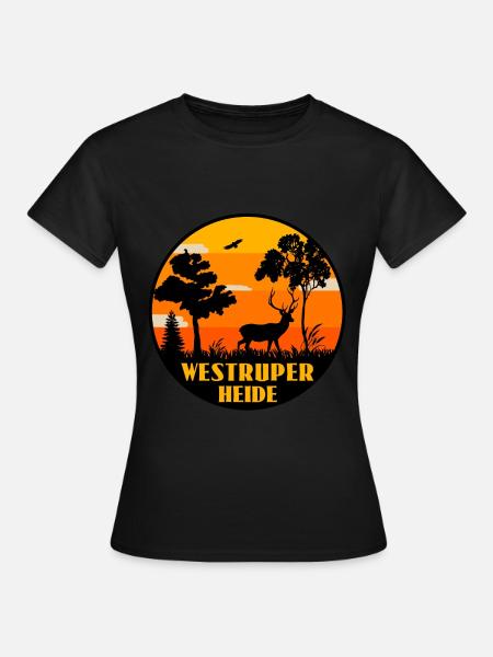 Westruper Heide - Frauen T-Shirt - Schwarz