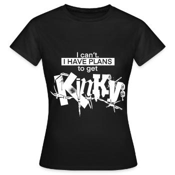 J’ai l’intention de devenir pervers - T-shirt Femme - noir - Devant - AI Model Female 172 dark (172cm)
