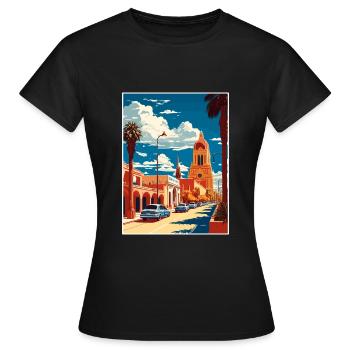 Guadalajara Decoration Vintage Travel Poster WPA - Women's T-Shirt - black - Front - AI Model Female 172 dark (172cm)