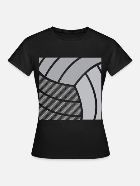 Volleyball - Frauen T-Shirt - Schwarz