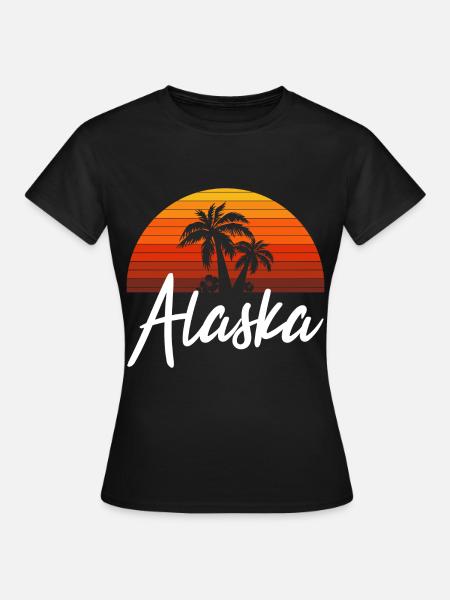 alaska - Frauen T-Shirt - Schwarz