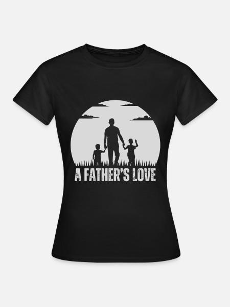 père et fils - T-shirt Femme - noir