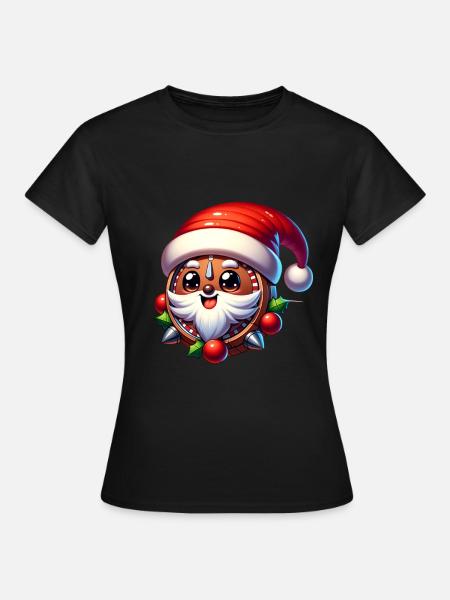 Nikolaus - Frauen T-Shirt - Schwarz