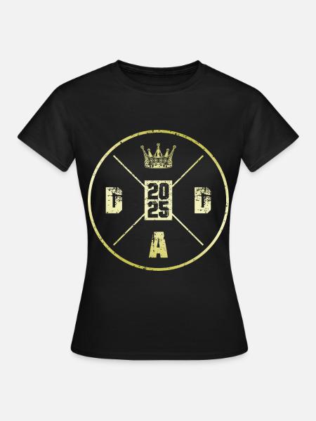 Dad 2025 Vaterschaft Papa - Frauen T-Shirt - Schwarz