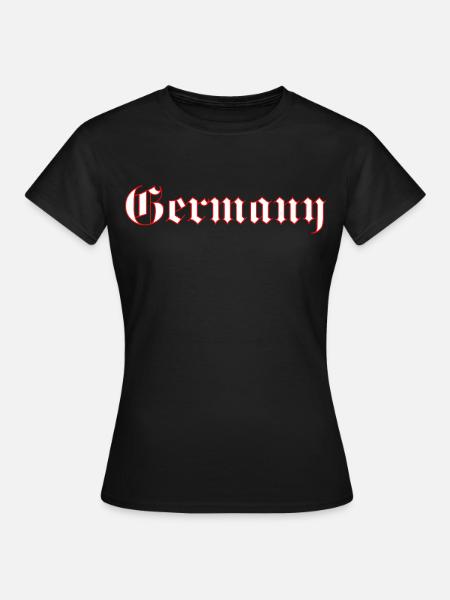 Germany - Frauen T-Shirt - Schwarz