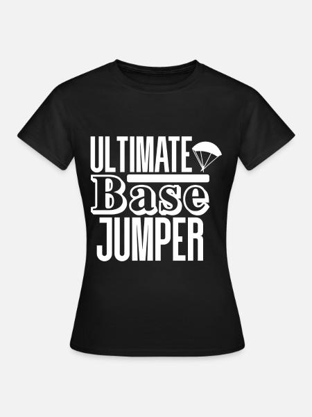 Base Jumping - Frauen T-Shirt - Schwarz