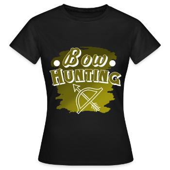 Bow Hunting - Frauen T-Shirt - Schwarz - Vorne - AI Model Female 172 dark (172cm)