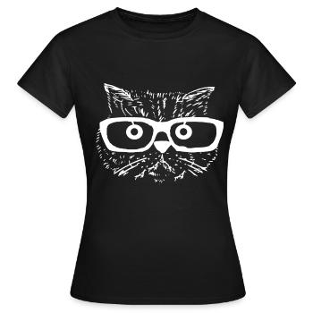 Katzenliebhaber - Frauen T-Shirt - Schwarz - Vorne - AI Model Female 172 dark (172cm)