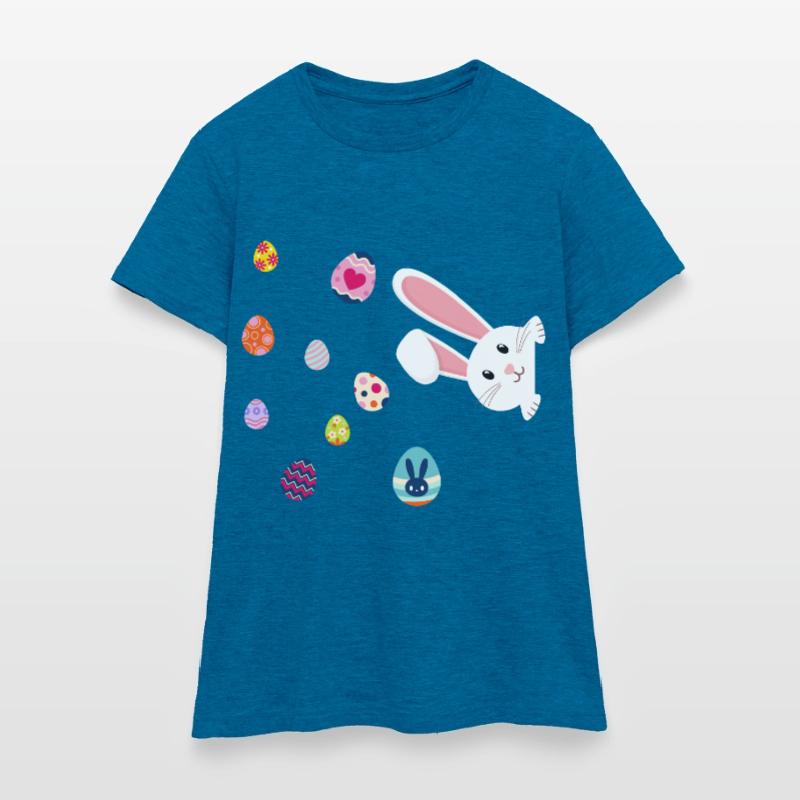 Easter with Easter Eggs Women's T-Shirt