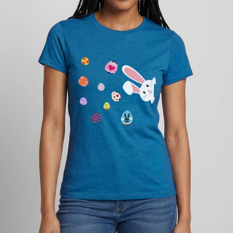 Easter with Easter Eggs Women's T-Shirt