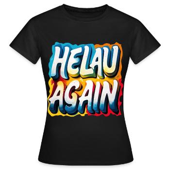 Helau Again Carnaval Carnaval - T-shirt Femme - noir - Devant - AI Model Female 172 dark (172cm)