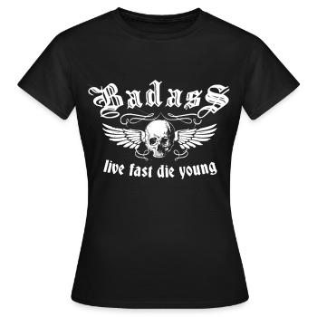 Dur à cuire à l’ancienne1 - T-shirt Femme - noir - Devant - AI Model Female 172 dark (172cm)