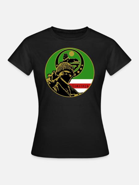chechnya Rebal chechen fighter - Frauen T-Shirt - Schwarz