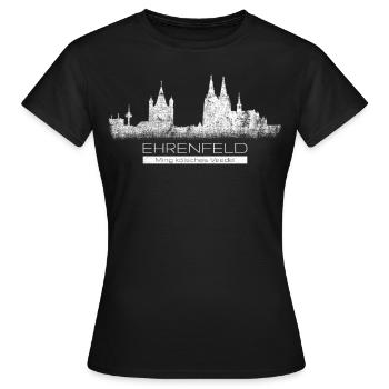 Ehrenfeld Ming Kölsches Veedel Heimat Köln Viertel - Frauen T-Shirt - Schwarz - Vorne - AI Model Female 172 dark (172cm)
