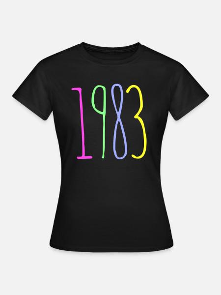 1983 - Women's T-Shirt - black