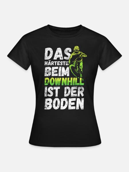 Downhill - Frauen T-Shirt - Schwarz