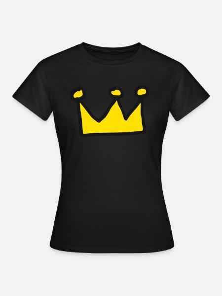 couronne - T-shirt Femme - noir