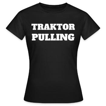 Tractor pulling - Women's T-Shirt - black - Front - AI Model Female 172 dark (172cm)