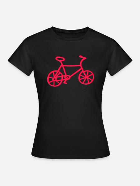 Fahrrad - Frauen T-Shirt - Schwarz