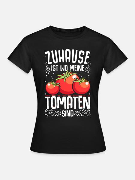 Tomaten Gärtner Hobbygärtner Geschenk Gartenarbeit - Frauen T-Shirt - Schwarz