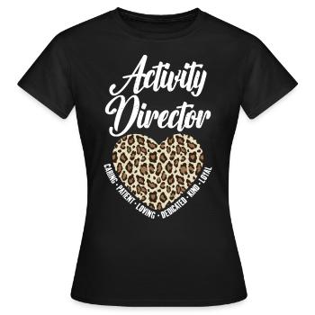 Activity Leader Facts Activity Coordinator - Women's T-Shirt - black - Front - AI Model Female 172 dark (172cm)