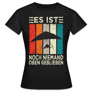Deltaplane Deltaplane Deltaplane Dragon - T-shirt Femme - noir - Devant - AI Model Female 172 dark (172cm)