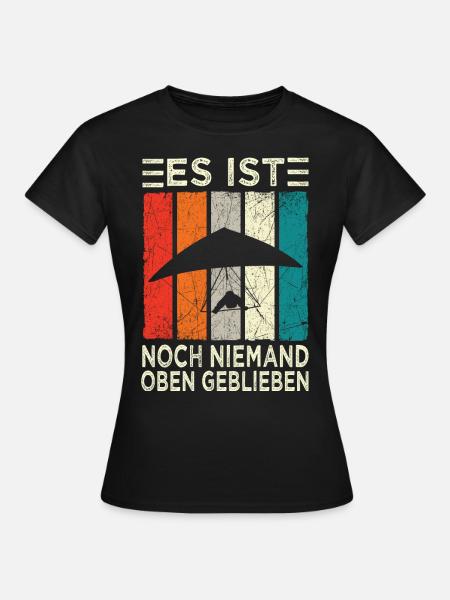 Hangglider Gleiter Drachenflieger Drache - Frauen T-Shirt - Schwarz