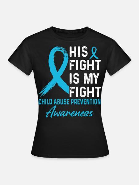 Prävention von Kindesmissbrauch - Frauen T-Shirt - Schwarz