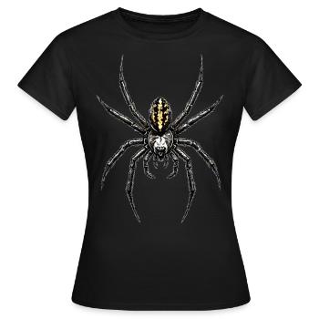 Araignée Tarentule Amour Arachnide Araignées - T-shirt Femme - noir - Devant - AI Model Female 172 dark (172cm)
