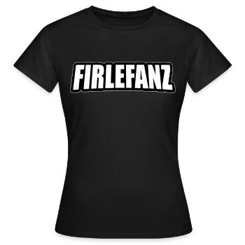 Firlefanz Deutsches Wort Unsinn Quatsch Kokolores - Frauen T-Shirt - Schwarz - Vorne - AI Model Female 172 dark (172cm)