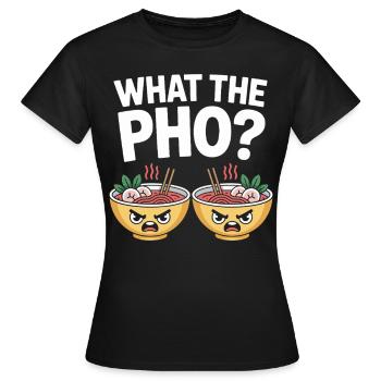 Qu’est-ce que le Pho Vietnam Voyage Nouilles Soup Love Pho - T-shirt Femme - noir - Devant - AI Model Female 172 dark (172cm)