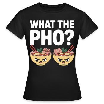 Qu’est-ce que le Pho Vietnam Voyage Nouilles Soup Love Pho - T-shirt Femme - noir - Devant - AI Model Female 172 dark (172cm)