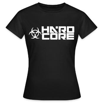 hard-core5 - T-shirt Femme - noir - Devant - AI Model Female 172 dark (172cm)